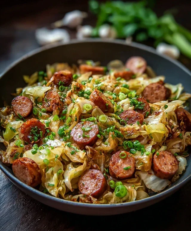 Easy Sausage and Cabbage Stir Fry