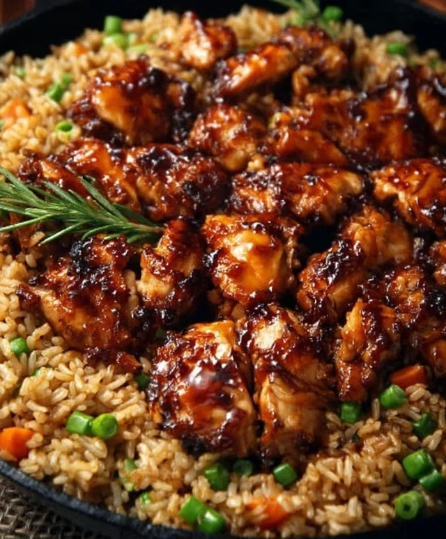 One-Pan Bold Honey BBQ Chicken Rice