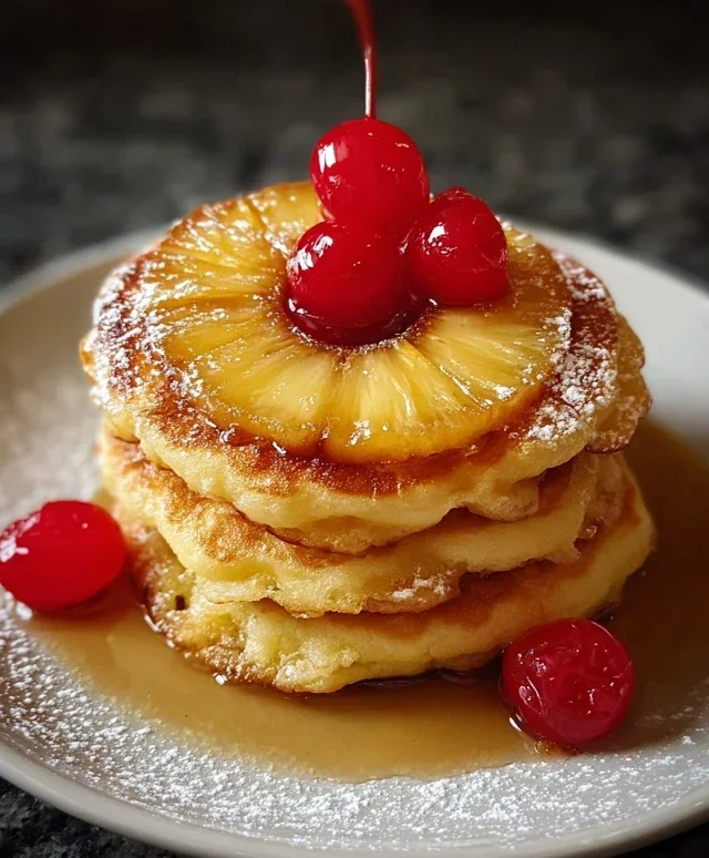 Pineapple Upside-Down Pancakes