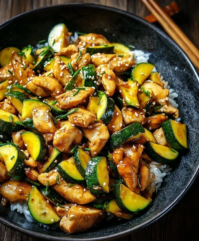 Chicken Zucchini Stir Fry