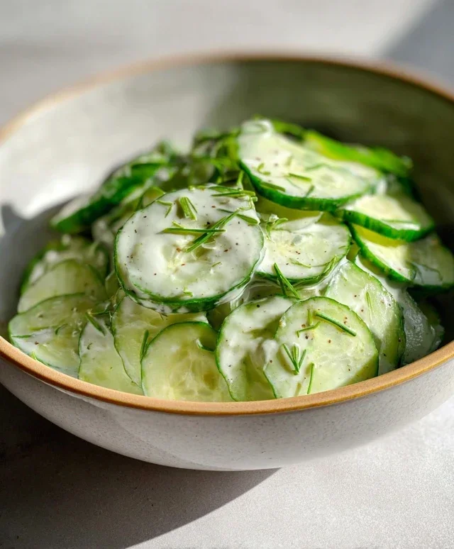 Polish Cucumber Salad