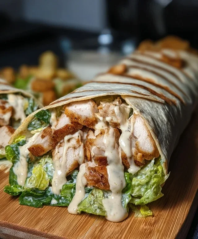 Chicken Caesar Wraps