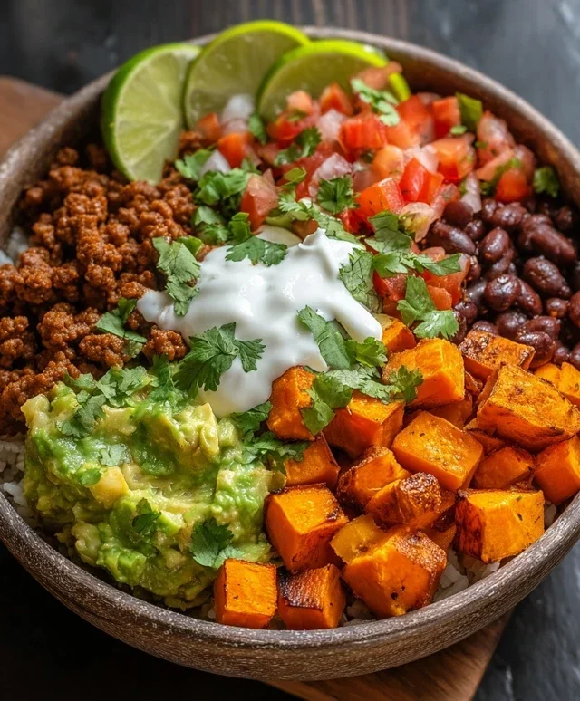 Loaded Potato Taco Bowl