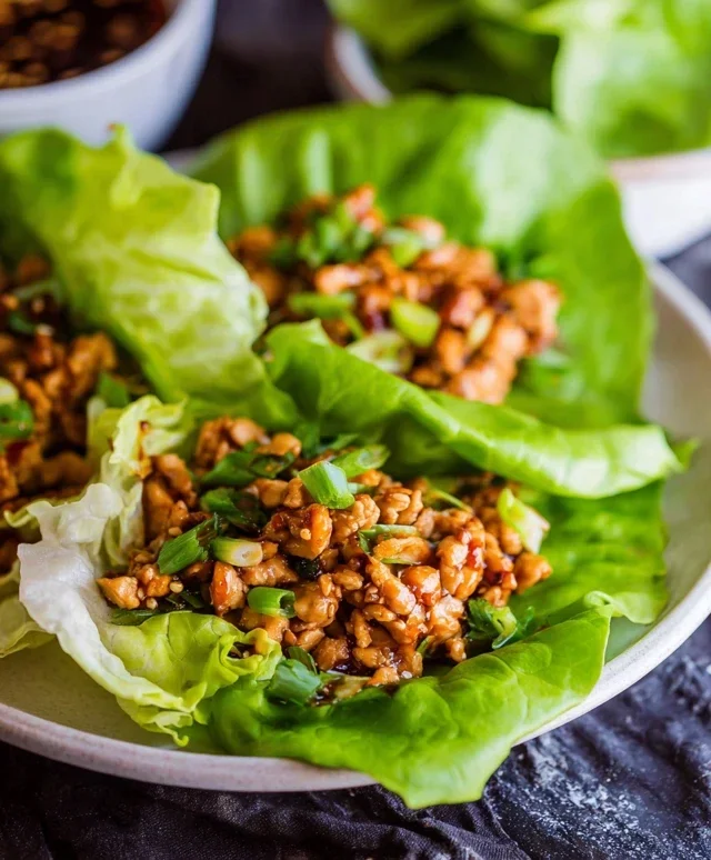 Chicken Lettuce Wraps (PF Chang's Copycat)