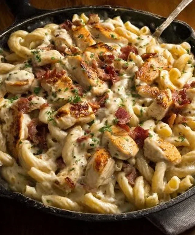 Chicken Beef Beef Bacon Ranch Pasta