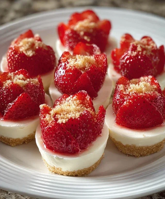 Cheesecake Deviled Strawberries