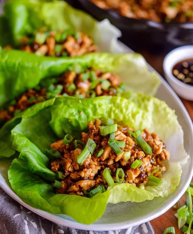 Chicken Lettuce Wraps (PF Chang's Copycat)