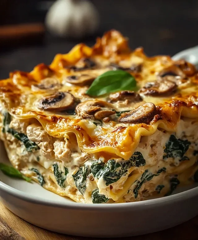 Mushroom And Spinach Lasagna Recipe