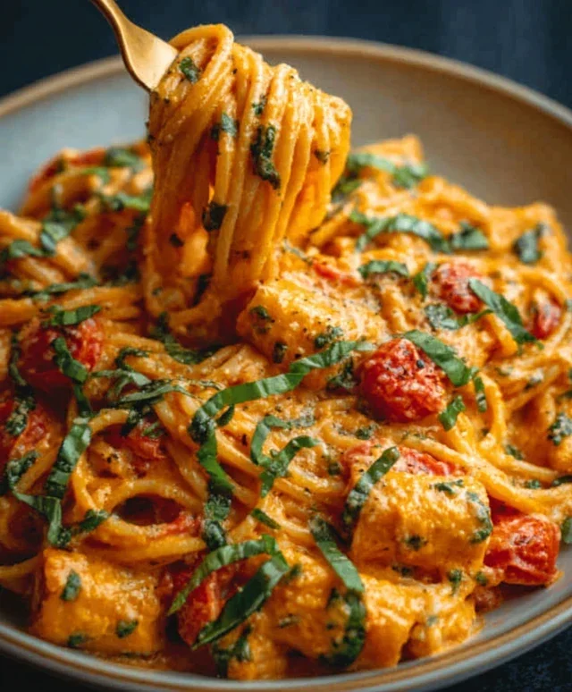 Creamy Tomato Garlic Pasta