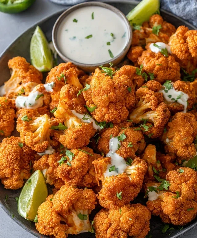 Air Fryer Buffalo Cauliflower Recipe