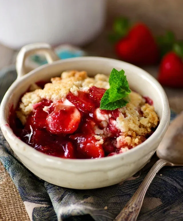 Strawberry Cobbler