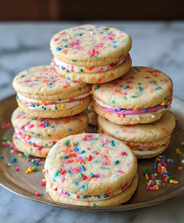 Funfetti Sandwich Cookies