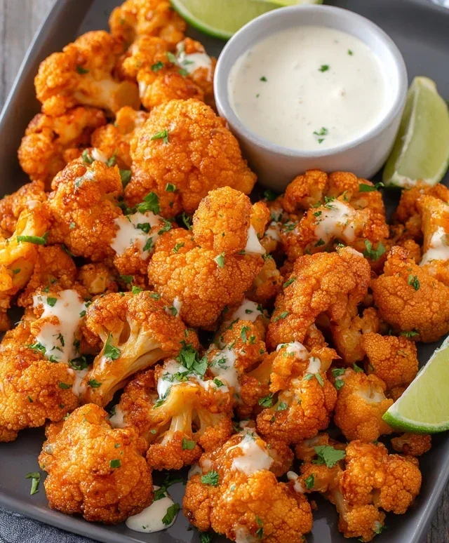 Air Fryer Buffalo Cauliflower Recipe