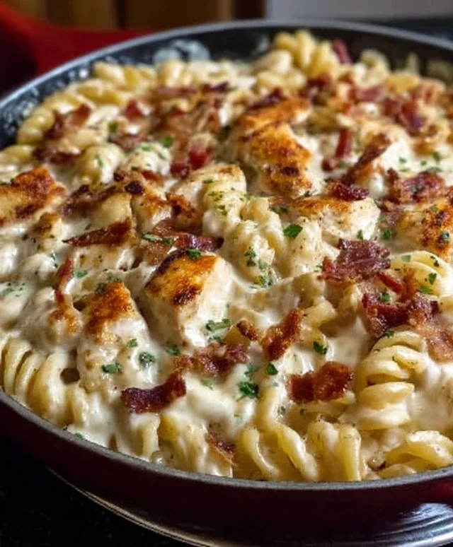 Chicken Beef Beef Bacon Ranch Pasta