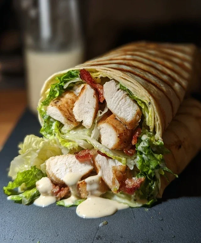 Chicken Caesar Wraps