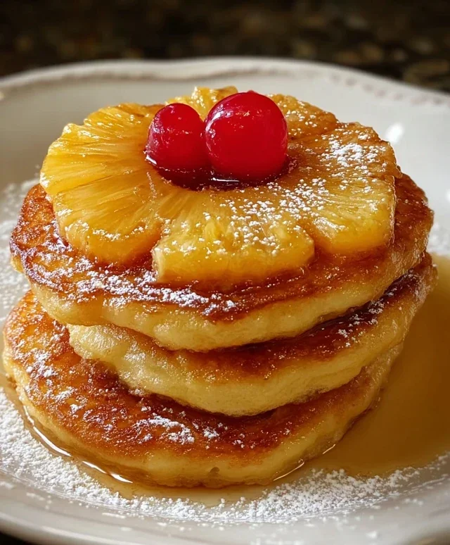 Pineapple Upside-Down Pancakes