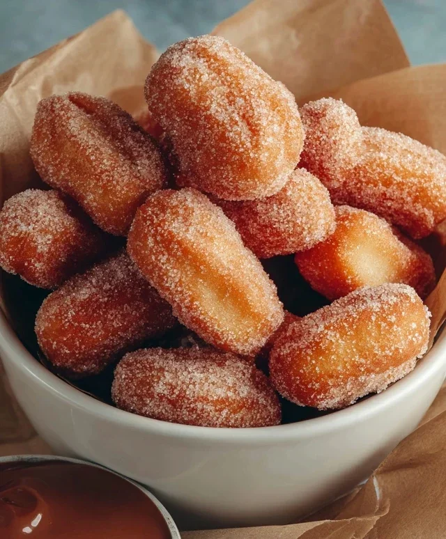 Sweet Air Fryer Churro Bites Recipe