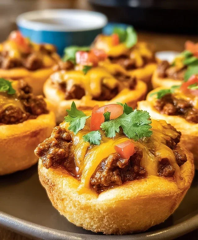 Taco Biscuit Cups