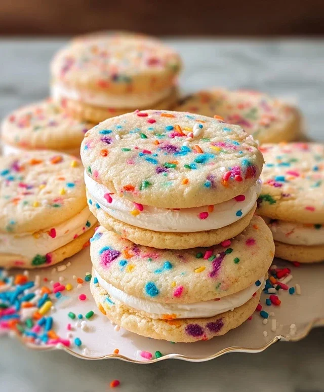 Funfetti Sandwich Cookies
