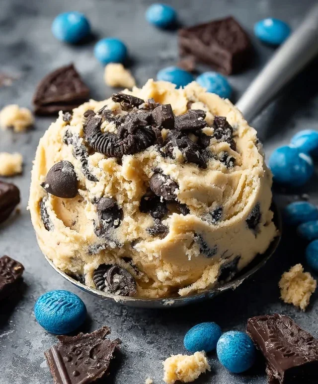 Cookie Monster Edible Cookie Dough