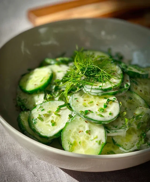 Polish Cucumber Salad