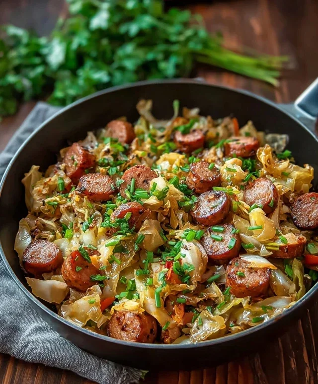 Easy Sausage and Cabbage Stir Fry