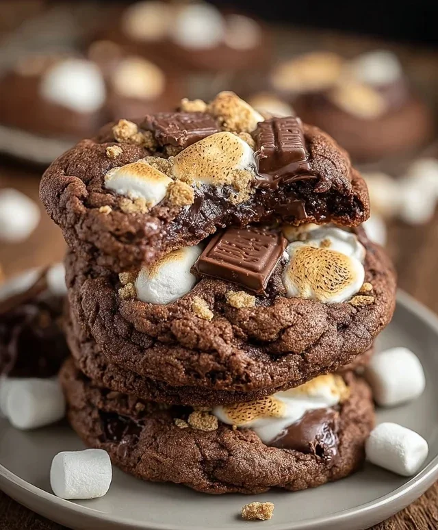 Hershey's Chocolate S'mores Cookies