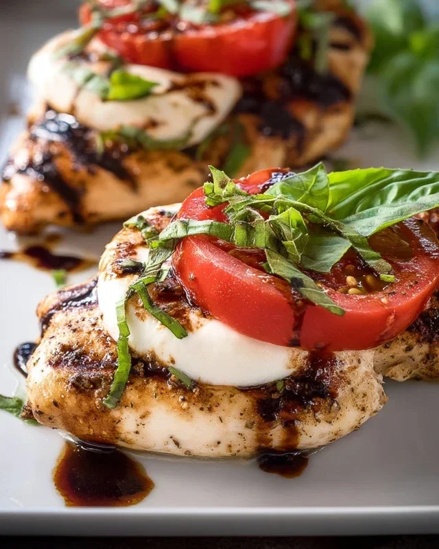 Grilled Chicken Caprese