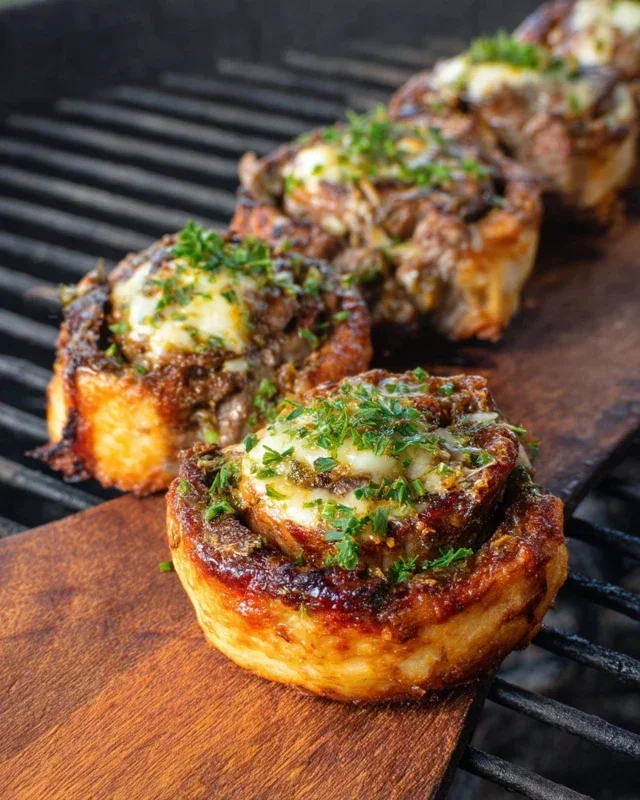 Cheesy Steak Pinwheels
