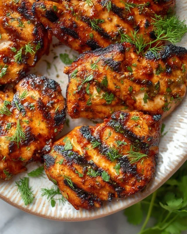 The BEST EVER Grilled Chicken Marinade