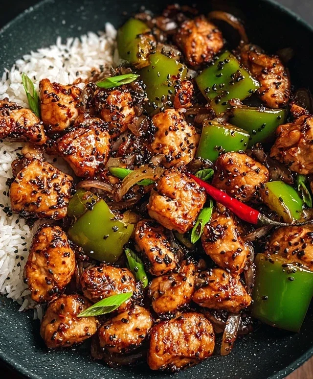 Easy Black Pepper Chicken