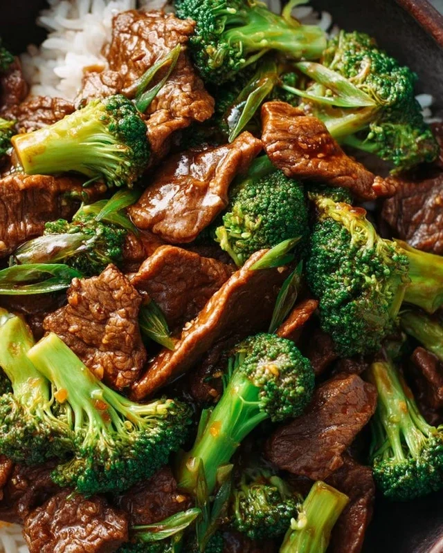 Chinese Beef and Broccoli (牛肉炒西兰花)