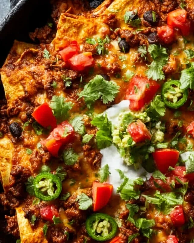 Beef Skillet Enchiladas