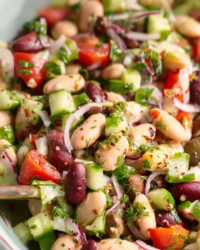 Mediterranean Bean Salad