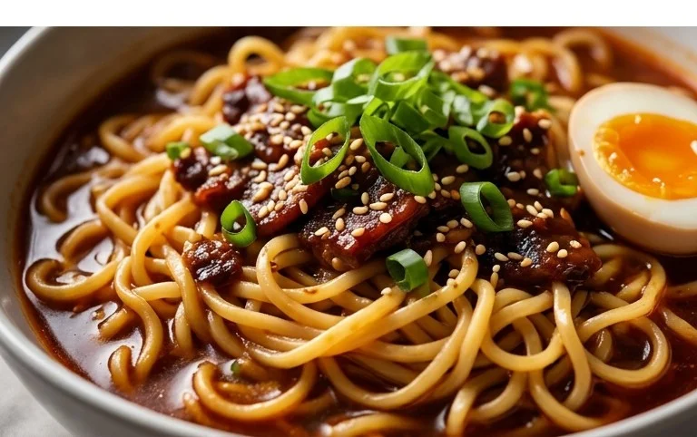 Easy Saucy Ramen Noodles