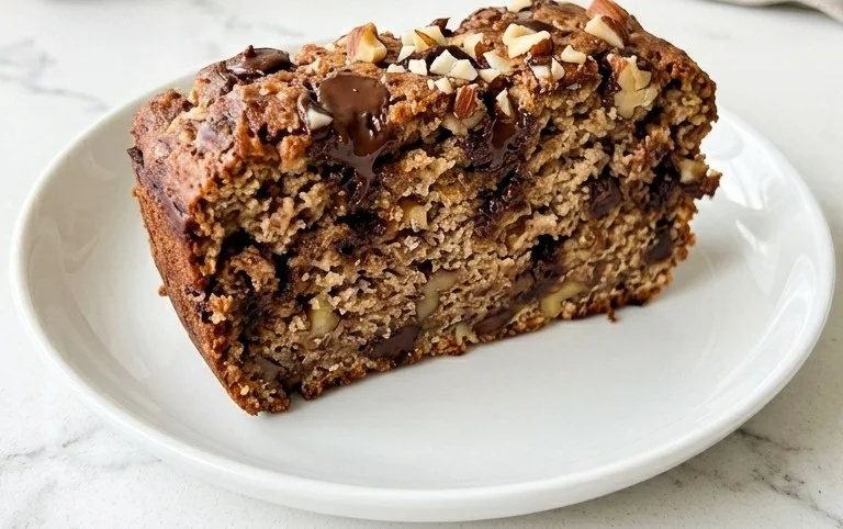 Healthy 5-Ingredient Flourless Banana Bread