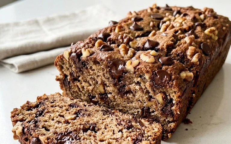 Healthy 5-Ingredient Flourless Banana Bread