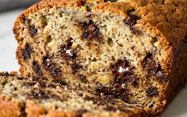 Easy Chocolate Chip Banana Bread