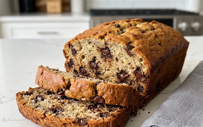 Easy Chocolate Chip Banana Bread