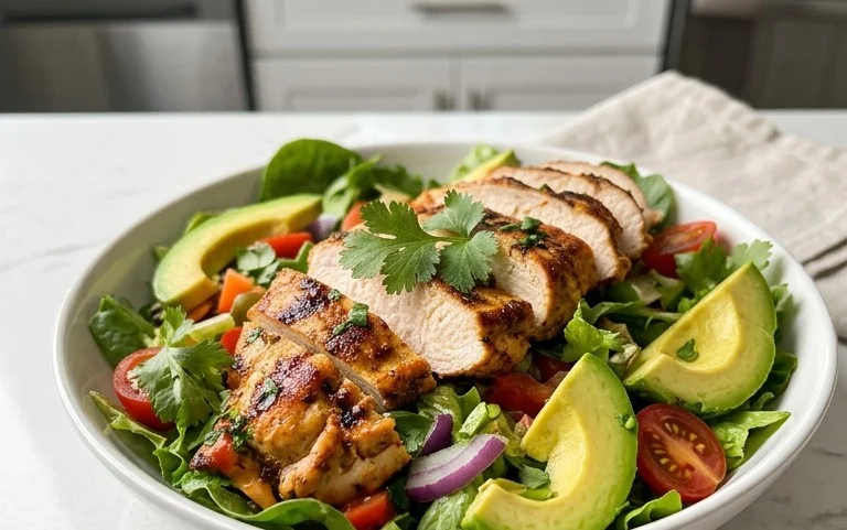 Peruvian Grilled Chicken Salad