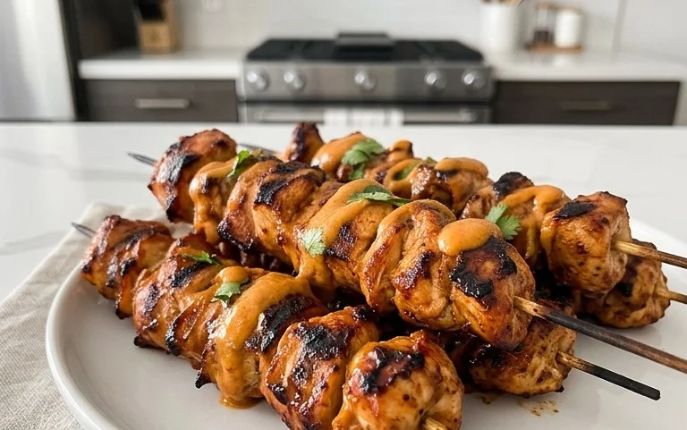 Mexican Barbecue Chicken Skewers
