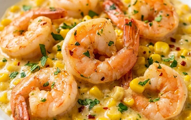 Shrimp and Creamed Corn (30 Minutes, One-Pan)