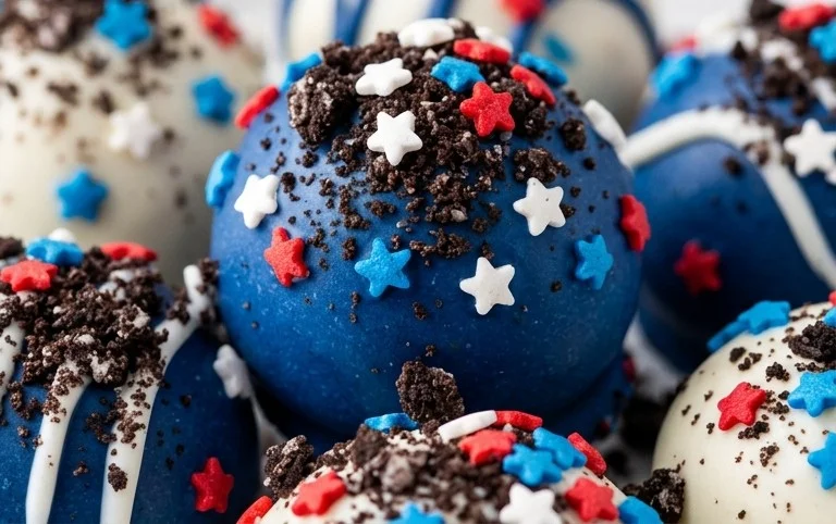 Patriotic Oreo Balls