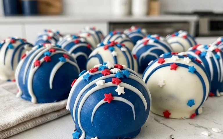 Patriotic Oreo Balls
