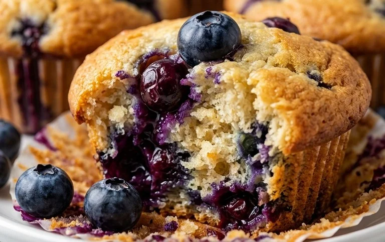 Homemade Blueberry Muffins