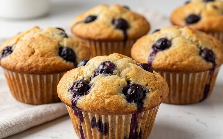 Homemade Blueberry Muffins