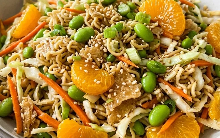 Crunchy Asian Ramen Noodle Salad Recipe