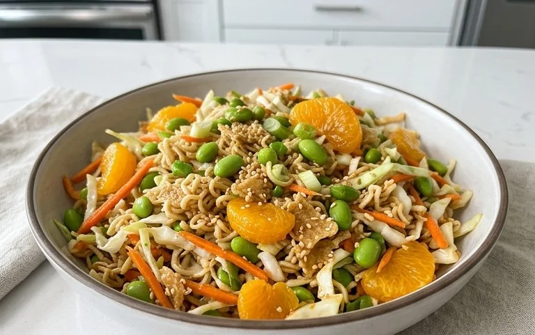 Crunchy Asian Ramen Noodle Salad Recipe
