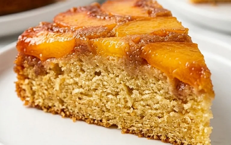 Peach Upside-Down Cake Recipe