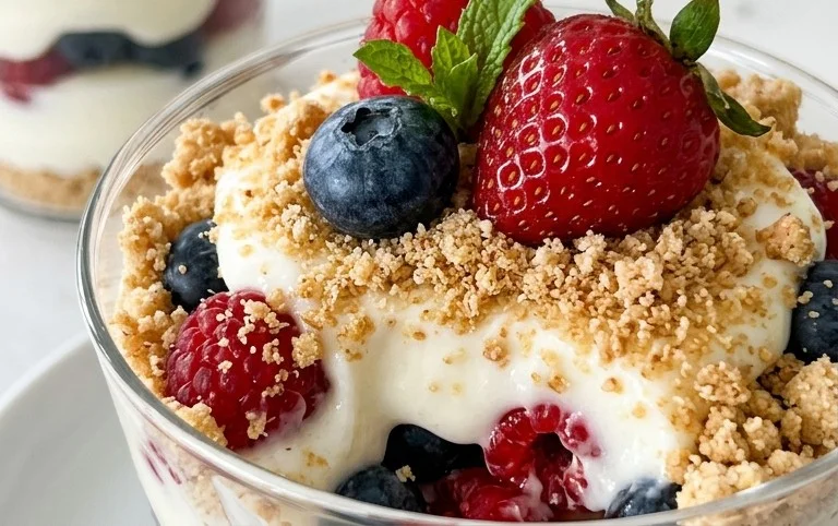 Red, White and Blue Dirt Cups